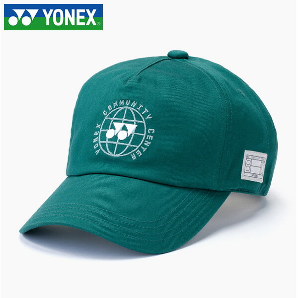 YONEX ヨネックス キャップ 80TH ユニキャップ ユニセックス 26FW ティールグリーン (40140A-544) フリーサイズ 帽子 メンズ レディース 緑