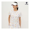 【5/5限定!10%OFFクーポン配布中】le coq sportif 【前後2way】サンスクリーン ゲームシャツ QTWXJA04-WH 2024SS ホワ...