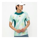 【マラソン限定!クーポン配布中!】le coq sportif tシャツ ゲームシャツ メンズ テニスウェア 半袖 暑さ対策 JTA公認 QTMWJA31-GR 2023FW グレー ルコックスポルティフ MEN テニス