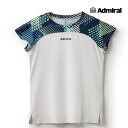 ADMIRAL アドミラル　ドルマングラフィックTEE　ATLA402　068 ライトグリーン　2024SS レデイ-ス　テニス ウェア おすすめ　おしゃれ　練習着　ジム　