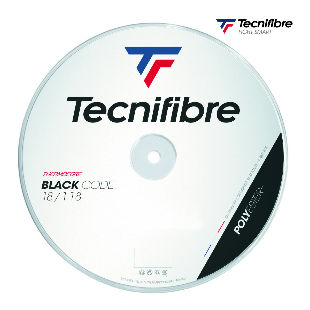 テクニファイバー　BLACK CODE　ロール　Tecnifibre　200m　 04RBL　 硬式　テニス　ストリング　ガット　ポリエステル