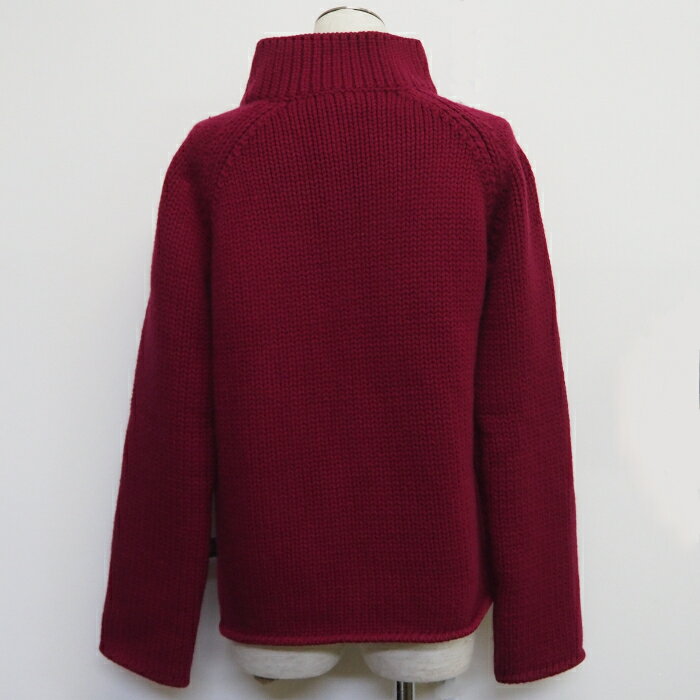 LOUIS VUITTON ルイヴィトン カシミヤ55％ ウール45％ 長袖 ニット セーター ボルドー L [中古]