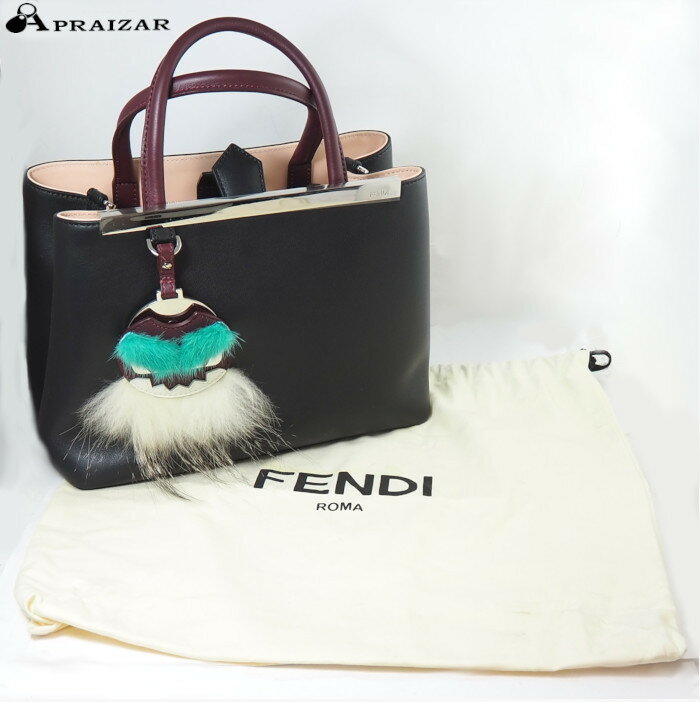 FENDI եǥ ץ ȥ塼 󥹥ߥ顼㡼 쥶 ϥɥХå ֥å/磻 Ǽ []