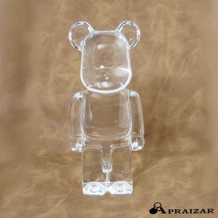 Rakuten - Baccarat バカラ BE@RBRICK ベアブリック 置物 オブジェ クリスタル クマ 熊 くま [中古]
