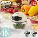 【365日出荷&当店限定特典付】toffy トフィー ハンディチョッパー ナノ きざむ 調理器具 ミキサー 5枚 カッター スムージー 離乳食 レシピ 時短 便利 手のひらサイズ おしゃれ かわいい 北欧 レトロ K-HC12 ラドンナ LADONNA