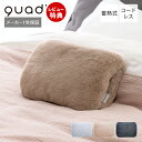 【当店限定特典付】湯たんぽ 充電式 蓄熱式 ゆたんぽ 北欧 おしゃれ かわいい 携帯 持ち運び コードレス エコ 暖かい 保温 カイロ かいろ クッション あったかグッズ 防寒グッズ 寒さ対策 mofca モフカ QS430 QUADS クワッズ
