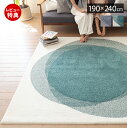 【豪華特典2個付き】ラグ 日本製 国産 オールシーズン モダン ラグマット 190×240 北欧 おしゃれ シンプル 防ダニ 撥水 加工 床暖房 ホットカーペット対応 絨毯 長方形 滑り止め リビング 子ども部屋 グリーン ブルー グレー(3)