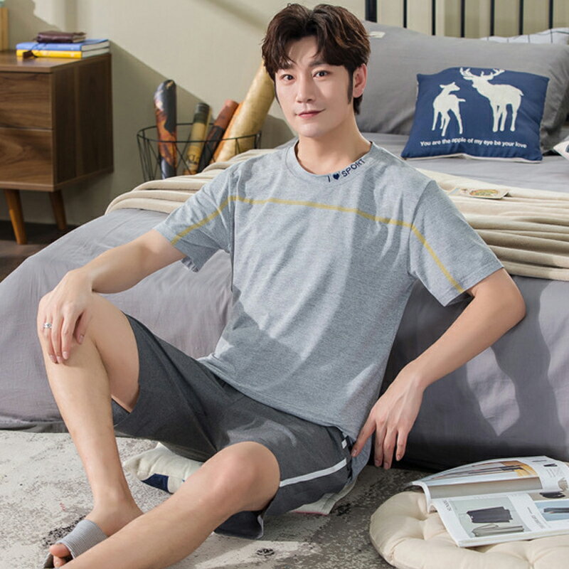 【在庫処分SALE返品交換不可】ルームウェア ペア カップル 夏 パジャマ 17type ナイトウェア 上下セット 半袖&短パン 部屋着 寝間着 通気性 薄手 ...