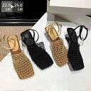 サンダル メッシュ ミュール 約4.5cmヒール かかとなし フラット ペタンコ シューズ パーティ メッシュ素材 夏コーデ ビーチサンダル スリッパ ストラッ...