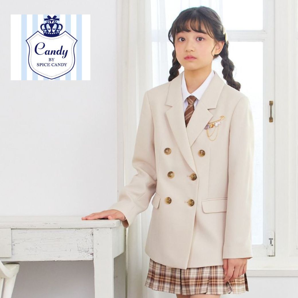 楽天市場】卒業式 パンツスーツ 女の子 卒服 小学生 Wジャケット ...