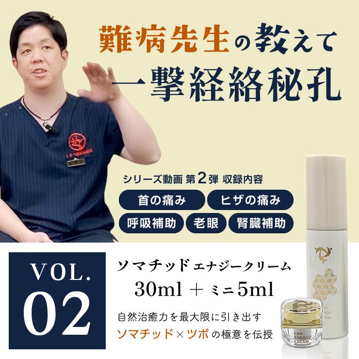 ★第2弾★ソマチッドエナジークリーム30ml【プレゼント1 ツボ動画～難病先生の教えて一撃経絡秘孔～ プレゼント2 先着300名様　...