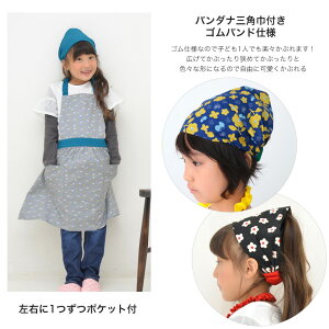 楽天市場 子供 フラワー バタフライキッズエプロン キッズ エプロン 三角巾セット 女の子 日本製 ギフト プレゼント おしゃれ かわいい メール便2枚まで対応可 N Y エプロンストーリー