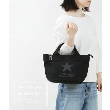 スターキャンバスミニトート レディース 星 キャンバス ファスナー トートバッグ 小さめ【メール便送料無料】【M】