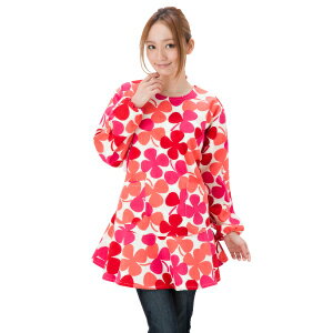 フェアリークローバーフリル割烹着 日本製 エプロン かっぽう着 おしゃれ かわいい プレゼント ギフト【メール便1枚のみ送料無料】【N】【M】【レビュー特典対象...