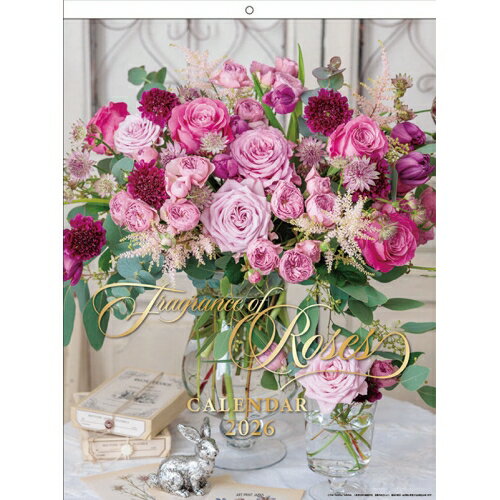 【送料込み】【取寄商品】 2026年カレンダーばらの香り26CL-0507[9/20発売]