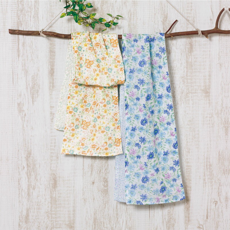 おしゃれウォーキングガーゼストール2柄組