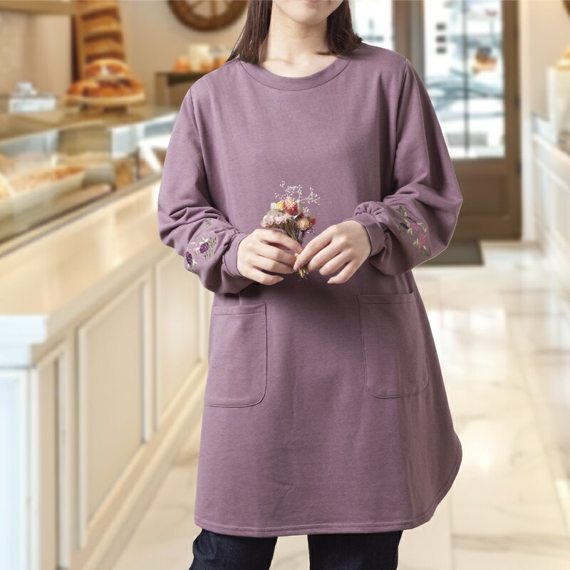 花刺しゅうプルオーバーかっぽう