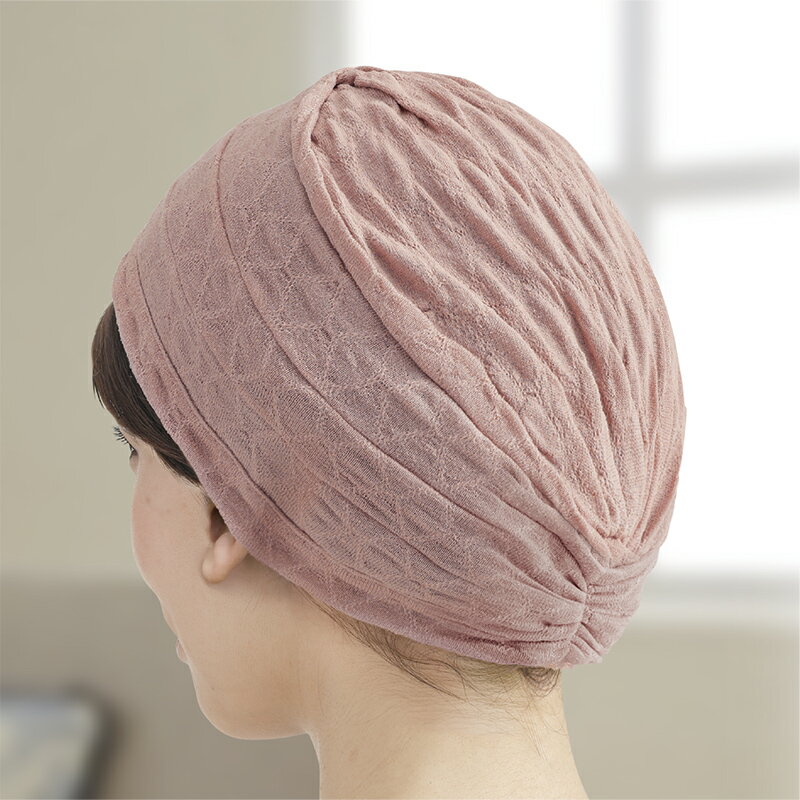 シルク100％国産おうち帽子