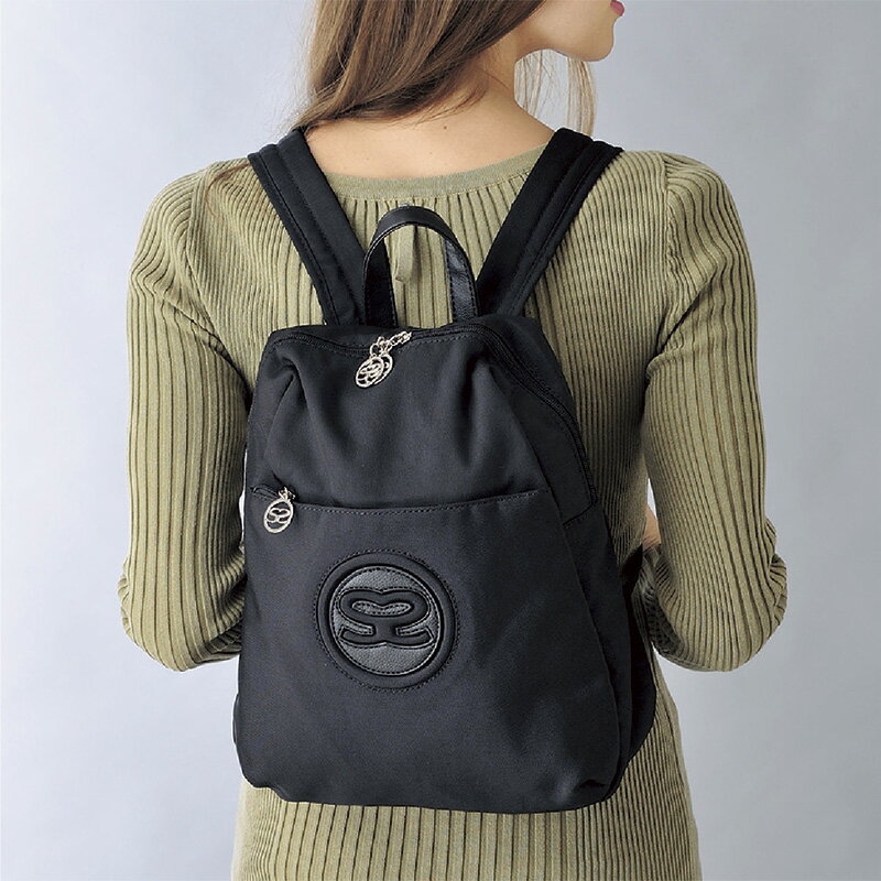 楽天エプロン会　楽天市場店サボイブラックリュックサック