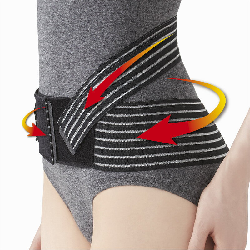 「2本のベルトが骨盤＆姿勢をサポート！」アシストベルトが丸まった背中を起こしてくれます。骨盤ベルトが骨盤まわりを引き締め下半身を安定させます。新発想の骨盤ベルトが姿勢の要である骨盤を正しい姿勢にサポートしてくれるのが嬉しいですよね♪◆素材ナイロン・ポリエステル・その他◆サイズ（約）：M〜L/LL〜3L対応ヒップ：87〜100/97〜110cm◆洗濯手洗い◆その他骨盤引き締め＋猫背サポートタンブラー乾燥はお避け下さい。351690351690/351691/351692/351693