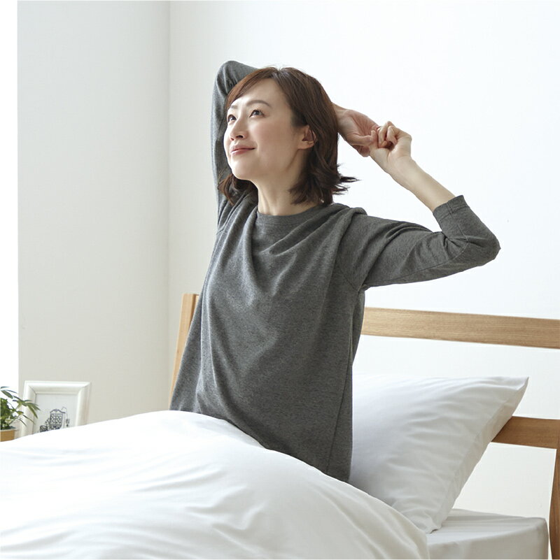 リカバリーケアレディース長袖シャツ