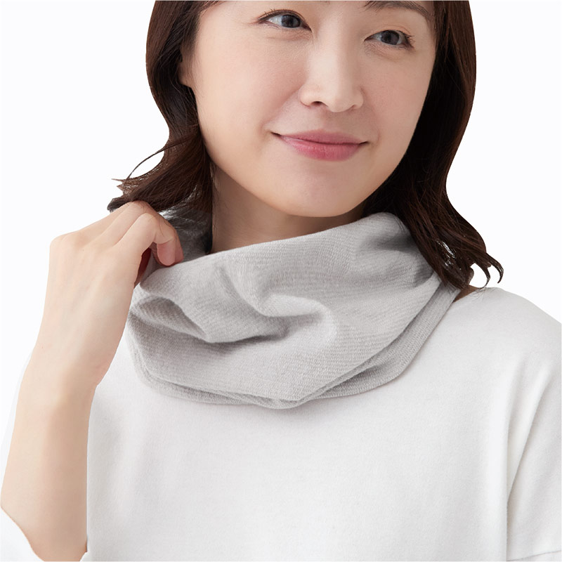 Rakuten - スッポリ被れるさらさら綿麻UVネックカバー2色組