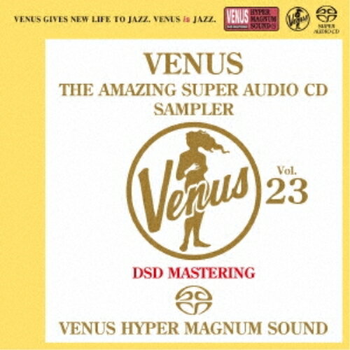 ヴィーナス・アメイジングSACD スーパー・サンプラー Vol.23 (紙ジャケット)オムニバスマッシモ・ファラオ・トリオ、フィル・ウッズ・クインテット、ロブ・アフルベーク・トリオ、スティーブ・ネルソン・ジャズ・カルテット、ジェイ・レオンハート・トリオ、ダヴィデ・パラディン・トリオ、デニス・キング　発売日 : 2018年5月16日　種別 : SACD　JAN : 4580051150085　商品番号 : VHGD-293【商品紹介】ヴィーナスレコードSACDシリーズ、マッシモ・ファラオ・トリオ『ハウ・マイ・ハート・シングス』(VHGD-278)から、アデラ・ダルト『ブルー・ボッサ』(VHGD-292)までの代表曲を1枚にコンパイル。【収録内容】SACD:11.シャレード2.メモリーズ・オブ・ユー3.スーベニール4.ベサメ・ムーチョ5.イースト・オブ・ザ・サン6.ジャスト・イン・タイム7.ジェントル・アート・オブ・ラブ8.スカイラーク9.モーメント・トゥ・モーメント10.悲しみの桃の木11.危険な関係のブルース12.ケイコズ・サンバ13.オーレ・テキサス14.ドナ15.ブルー・フォー・ユー