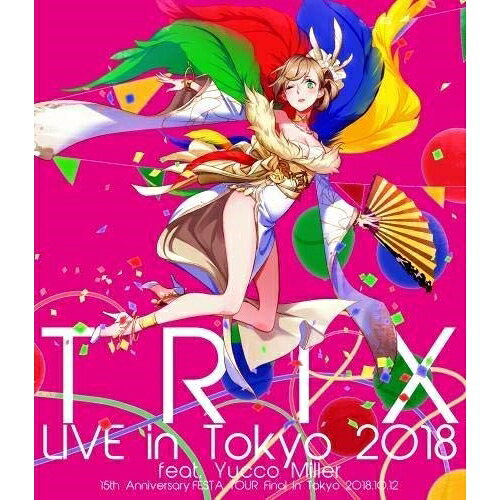 LIVE in Tokyo 2018 feat.Yucco Miller(Blu-ray)TRIXトリックス とりっくす　発売日 : 2019年2月27日　種別 : BD　JAN : 4988003855468　商品番号 : KIXM-362【収録内容】BD:11.First Time2.Remember3.Thunderbolt4.Indigo Blue5.初涼6.Turn Up!!7.Moving Paradise8.チンチロリン9.トッカータとドラキュラの館10.Recollection11.Space Hunter(Drums Solo)12.Double Up13.立夏14.ATLAS15.パッ・ピッ・ポッ!!(Encore)16.Passion(Encore)17.FIESTA(Encore)