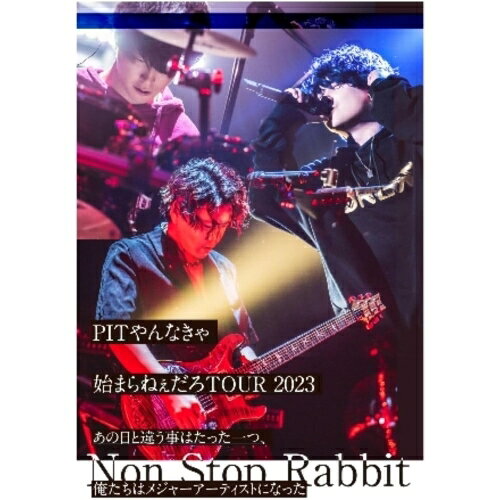 PITやんなきゃ始まらねぇだろTOUR2023〜あの日と違う事はたった一つ、俺たちはメジャーアーティストになった〜Non Stop RabbitNon Stop Rabbit　発売日 : 2023年8月23日　種別 : DVD　JAN : 4524135135797　商品番号 : PCBP-55599【収録内容】DVD:11.PILE DRIVER2.乱気流3.BIRD WITHOUT4.私面想歌5.推しが尊いわ6.全部ブロック7.夏の終わり8.最後のキス9.静かな風10.豆知識11.偏見じゃん12.無自覚の天才13.三大欲求14.吐壊15.アンリズミックアンチ16.Needle return17.Refutation18.二十五の自白19.全部いい20.PLOW NOW