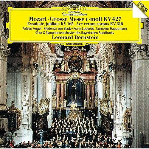 モーツァルト:大ミサ曲ハ短調 アヴェ・ヴェルム・コルプス エクスルターテ・ユビラーテ (UHQCD) (歌詞対訳付) (初回限定盤)レナード・バーンスタインバーンスタイン レナード ばーんすたいん れなーど　発売日 : 2023年10月04日　種別 : CD　JAN : 4988031283165　商品番号 : UCCG-90795【商品紹介】1990年4月、バイロイト近郊の教会で行われたコンサートのライヴ録音です。大ミサ曲ハ短調は、モーツァルトの宗教音楽としてはレクイエムに次ぎ有名な作品で、こちらも未完成の作品。バーンスタインはゆったりとしたテンポで音楽を進めていき、独自の世界を築いています。旋律の美しさで人気の(アヴェ・ヴェルム・コルプス)と(エクスルターテ・ユビラーテ)を併録しています。【収録内容】CD:11.アヴェ・ヴェルム・コルプス K.618 Adagio2.エクスルターテ・ユビラーテ K.165(158a) 喜べよ、その喜びをあらわせよ Allegro 良き昼の光は輝き Allegro 聖処女の冠よ Andante アレルヤ Allegro3.大ミサ曲 ハ短調 K.427(417a)(バイヤー版) I.キリエ(あわれみの讃歌) 主よ、あわれみたまえ Andante moderato4.大ミサ曲 ハ短調 K.427(417a)(バイヤー版) II.グローリア(栄光の讃歌) 天のいと高きところには、神に栄光 Allegro vivace5.大ミサ曲 ハ短調 K.427(417a)(バイヤー版) II.グローリア(栄光の讃歌) われら主をほめ Allegro aperto6.大ミサ曲 ハ短調 K.427(417a)(バイヤー版) II.グローリア(栄光の讃歌) 主の大いなる栄光のゆえに Adagio7.大ミサ曲 ハ短調 K.427(417a)(バイヤー版) II.グローリア(栄光の讃歌) 神なる主 Allegro moderato8.大ミサ曲 ハ短調 K.427(417a)(バイヤー版) II.グローリア(栄光の讃歌) 世の罪を除きたもう主よ Largo9.大ミサ曲 ハ短調 K.427(417a)(バイヤー版) II.グローリア(栄光の讃歌) 主のみ聖なり Allegro10.大ミサ曲 ハ短調 K.427(417a)(バイヤー版) II.グローリア(栄光の讃歌) イエズス・キリストよ Adagio11.大ミサ曲 ハ短調 K.427(417a)(バイヤー版) II.グローリア(栄光の讃歌) 聖霊とともに12.大ミサ曲 ハ短調 K.427(417a)(バイヤー版) III.クレド(信仰宣言) われは信ず、唯一の神 Allegro maestoso13.大ミサ曲 ハ短調 K.427(417a)(バイヤー版) III.クレド(信仰宣言) 聖霊によりて Andante14.大ミサ曲 ハ短調 K.427(417a)(バイヤー版) IV.サンクトゥス(感謝の讃歌) サンクトゥス/天のいと高きところにホザンナ Largo-Allegro comodo15.大ミサ曲 ハ短調 K.427(417a)(バイヤー版) V.ベネディクトゥス ほむべきかな Allegro comodo