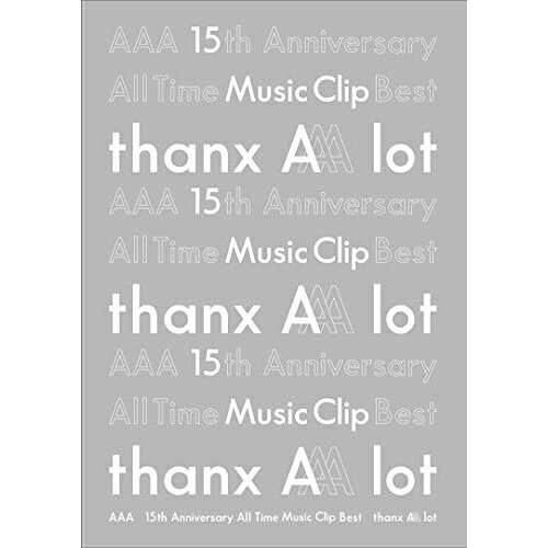 AAA 15th Anniversary All Time Music Clip Best -thanx AAA lot-(Blu-ray) (2Blu-ray(スマプラ対応))AAAトリプルエー とりぷるえー　発売日 : 2020年2月19日　種別 : BD　JAN : 4988064928958　商品番号 : AVXD-92895