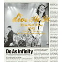 Do As Infinity 13th Anniversary 〜Dive At It Limited Live 2012〜(Blu-ray)Do As Infinityドゥアズインフィニティ どぅあずいんふぃにてぃ　発売日 : 2013年2月13日　種別 : BD　JAN : 4988064916702　商品番号 : AVXD-91670【収録内容】BD:11.空想旅団2.アリアドネの糸3.Special4.徒然なるままに5.ヨアケハチカイ6.東京亜熱帯7.Work!8.蓮華9.mannequin10.コペルニクス11.Right now12.送電線13.また明日も少しだけ頑張ろうとおもう14.ROCK DAYZ15.Oasis16.タダイマ17.科学の夜18.冒険者たち19.under the sun20.One or Eight21.本日ハ晴天ナリ22.遠雷23.あいのうた