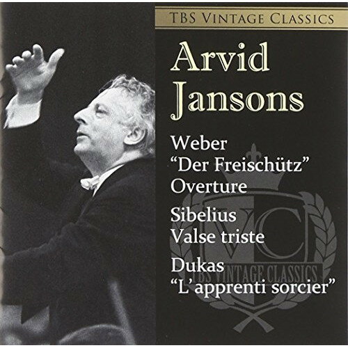 TBS VINTAGE CLASSICS ウェーバー:歌劇(魔弾の射手)序曲 シベリウス:悲しきワルツ/デュカス:魔法使いの弟子 (ハイブリッドCD) (解説付/ライナーノーツ)アルヴィド・ヤンソンスヤンソンス アルビド やんそんす あるびど　発売日 : 2013年11月13日　種別 : CD　JAN : 4988005793850　商品番号 : TYGE-60007【商品紹介】TBSの倉庫で眠っていた貴重な世界の巨匠たちのジャパン・ライヴ音源をハイブリッドCDでリリースする「TBS Vintage Classics」第3弾。本作は、マリス・ヤンソンスの父、アルヴィド・ヤンソンス(指揮)が1958年に行った初来日公演の模様を収めたアルバム。ウェーバーの「歌劇(魔弾の射手)序曲」他を収録。【収録内容】CD:11.歌劇(魔弾の射手)序曲2.悲しきワルツ3.交響詩(魔法使いの弟子)4.交響曲 第5番 ニ短調 作品47 第3楽章 ラルゴ(スペシャルトラック)5.交響曲 第5番 ニ短調 作品47 第4楽章 アレグロ・ノン・トロッポ(スペシャルトラック)