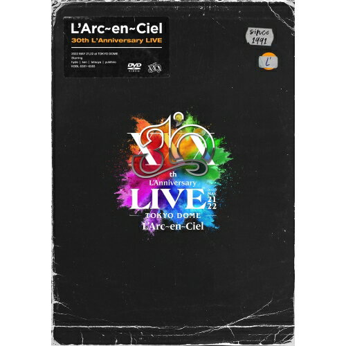 搖滾樂, 流行樂 - DVD / L'Arc-en-Ciel / 30th L'Anniversary LIVE / KSBL-6381