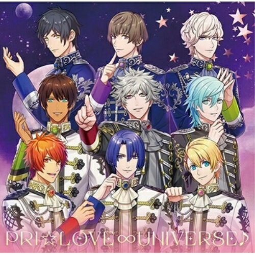 うたの☆プリンスさまっ♪ ALL STAR STAGE テーマソングCD PRI☆LOVE∞UNIVERSE♪ (Ver.A)ゲーム・ミュージック一十木音也(CV.寺島拓篤)、聖川真斗(CV.鈴村健一)、四ノ宮那月(CV.谷山紀章)、一ノ瀬トキヤ(CV.宮野真守)、神宮寺レン(CV.諏訪部順一)、来栖翔(CV.下野紘)、愛島セシル(CV.鳥海浩輔)　発売日 : 2024年2月28日　種別 : CD　JAN : 4988003627867　商品番号 : QECB-127【商品紹介】ST☆RISH、QUARTET NIGHT、HE★VENSの総勢18名で歌う『ALL STAR STAGE』テーマソングが登場!楽曲はST☆RISH、QUARTET NIGHT、HE★VENSの総勢18名で歌う新曲「PRI☆LOVE∞UNIVERSE♪」に、各グループ歌唱Ver.を加えた計4曲を収録!ジャケットビジュアルは、グループの垣根を超えたメンバーシャッフルのVer.A/Ver.Bの2種展開。Ver.Aは、音也、真斗、翔、セシル、蘭丸、藍、綺羅、瑛二、シオンの9名が登場。【収録内容】CD:11.PRI☆LOVE∞UNIVERSE♪2.PRI☆LOVE∞UNIVERSE♪ -HE★VENS Ver.-3.PRI☆LOVE∞UNIVERSE♪ -QUARTET NIGHT Ver.-4.PRI☆LOVE∞UNIVERSE♪ -ST☆RISH Ver.-5.PRI☆LOVE∞UNIVERSE♪(off vocal)6.PRI☆LOVE∞UNIVERSE♪ -HE★VENS Ver.-(off vocal)7.PRI☆LOVE∞UNIVERSE♪ -QUARTET NIGHT Ver.-(off vocal)8.PRI☆LOVE∞UNIVERSE♪ -ST☆RISH Ver.-(off vocal)