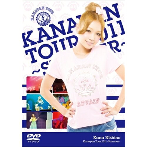 Kanayan Tour 2011〜Summer〜 (通常版)西野カナニシノカナ にしのかな　発売日 : 2011年12月07日　種別 : DVD　JAN : 4547557009880　商品番号 : SEBL-134【収録内容】DVD:11.Opening2.Distance3.Clap Clap!!4.Best Friend5.会いたくて 会いたくて6.Flower7.GIRLS GIRLS8.ONLY ONE9.candy10.Every Boy Every Girl11.君に会いたくなるから12.君って13.if14.Alright15.Esperanza16.Come On Yes Yes Oh Yeah!!17.たとえ どんなに…18.Sherie19.TogetherDVD:21.Kanayan Tour 2011〜Summer〜 Documentary