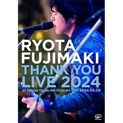 DVD / 藤巻亮太 / THANK YOU LIVE 2024 at 日比谷公園大音楽堂 2024.03.09 (通常盤) / VIBL-1156
