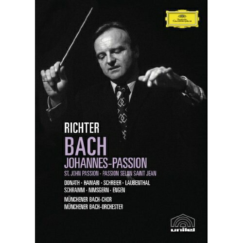 J.S.バッハ:ヨハネ受難曲リヒター ミュンヘン・バッハ管弦楽団・合唱団リヒター ミュンヘン・バッハ管弦楽団・合唱団、ペーター・シュライアー、エルンスト・ゲロルト・シュラム、ジークムント・ニムスゲルン、ヘレン・ドナート、ユリア・ハマリ、ホルスト・R.ラウベンタール、キート・エンゲン　発売日 : 2021年9月08日　種別 : DVD　JAN : 4988031447383　商品番号 : UCBG-9299