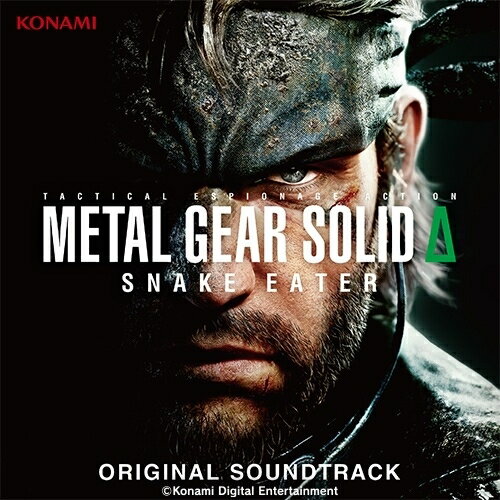 METAL GEAR SOLID Δ: SNAKE EATER ORIGINAL SOUNDTRACK (通常盤)METAL GEAR SOLID Δ: SNAKE EATERメタルギアソリッドデルタスネークイーター めたるぎあそりっどでるたすねーくいーたー　発売日 : 2025年12月17日　種別 : CD　JAN : 4988602179163　商品番号 : GFCA-594【商品紹介】『METAL GEAR』シリーズ最新作『METAL GEAR SOLID Δ:SNAKE EATER』のサウンドトラックCDを発売!2004年に発売された『METAL GEAR SOLID 3 SNAKE EATER』を原作としたリメイク作品。原作のストーリーや世界観はそのままに、最新のグラフィックス、立体的なサウンド表現によって、ジャングルを舞台にした究極のサバイバルステルスアクションが楽しめる。今回のサウンドトラックでは過去の『MGS3』からのサウンドトラック音源に加え、新規録音したリニュアル音源や新規追加曲も含まれており、また人気曲「SNAKE EATER」も新規録音バージョンで収録。過去のサントラをスケールアップした内容で発売します。【収録内容】CD:11.SNAKE EATER(Δ Version)2.Into The Jungle3.METAL GEAR SOLID Δ: SNAKE EATER Suite Part 14.METAL GEAR SOLID Δ: SNAKE EATER Suite Part 25.The Another Patriot6.SNAKE EATER Δ - Ladder Climb -7.SNAKE EATER Δ - Silent Love -8.Glory And Sacrifice - Ultimate Triumph -9.Glory And Sacrifice - Modest Triumph -10.Demo Theater Δ11.Fox Hunt12.Survival Overture13.Beyond The Hunt14.At The Fox Station15.All Set16.Mission Preparation17.Start The Operation18.Phase 1 Countdown19.Phase 2 Countdown20.Phase 3 Countdown21.Final Phase Countdown22.Final Phase Countdown - Duel -23.Last Man Standing24.Phase Cleared Jingle25.Phase Failed Jingle26.Accomplished27.Wasted28.Mission Result29.Ape Assemble!30.FROM PLANET BOMBER31.START THE BOMB MISSION!32.SNAKE VS BOMBERMAN - Patrol -33.SNAKE VS BOMBERMAN34.BLOW'EM AWAY!35.BOMB STAGE CLEARED!36.CHILL OUT!!37.BOMB MISSION COMPLETED!38.SNAKE EATER(Δ Version)(Instrumental)CD:21.CQC2.Virtuous Mission3.Battle In The Jungle - Caution Phase -4.Battle In The Jungle - Evasion Phase -5.Battle In The Jungle - Alert Phase -6.Operation Snake Eater7.Ocelot Youth 〜 Confrontation、Ocelot Youth、Confrontation8.The Pain9.Battle In The Base - Caution Phase -10.Battle In The Base - Evasion Phase -11.Battle In The Base - Alert Phase -12.The Fear13.I Am The End14.Do You Love Her?15.In The Flames Of Fury16.The Fury17.Tatyana's Lipstick Gun18.A Weapon From Hell19.Fate Of Weapon Scientist20.Chase In The Sewers21.The Sorrow 〜 Everlasting Fight、The Sorrow、Everlasting Fight22.Snake Is Dead 〜 Time Paradox、Snake Is Dead、Time ParadoxCD:3他