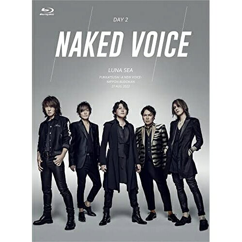復活祭 -A NEW VOICE- 日本武道館 2022.8.27 Day2(Naked Voice)(Blu-ray)LUNA SEAルナシー るなしー　発売日 : 2023年3月14日　種別 : BD　JAN : 4988031551851　商品番号 : UPXH-1084【収録内容】BD:11.a Vision(第1部)2.TONIGHT(第1部)3.Sweetest Coma Again(第1部)4.The End of the Dream(第1部)5.宇宙の詩 〜Higher and Higher〜(第1部)6.闇火(第1部)7.CIVILIZE(第1部)8.HURT(第1部)9.LUCA(第2部)10.JESUS(第2部)11.END OF SORROW(第2部)12.SANDY TIME(第2部)13.IN FUTURE(第2部)14.Dejavu(第2部)15.ROSIER(第2部)16.I for You(ENCORE)17.WISH(ENCORE)18.UP TO YOU(ENCORE)