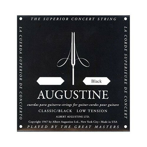 AUGUSTINE オーガスチン クラシックギター弦 ブラック4弦 BLACK 4th