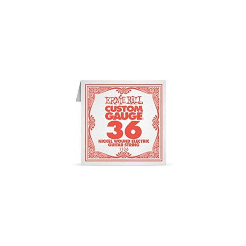 ERNIE BALL 1136 ギター弦 バラ弦 (.036) NICKEL WOUND STRING SINGLE ニッケル・ワウンド・ストリング