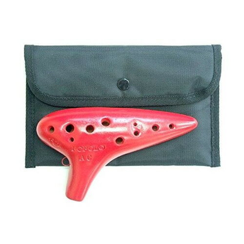 POPOLOオカリナ S-AC (アルトC) レッド