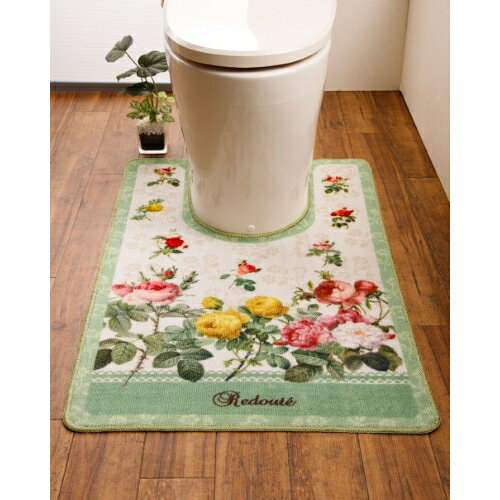Toilet Mats - 【送料無料】 トイレマット ルドゥーテコレクション フレンテ ロング（約幅60×長さ100cm）グリーンカネタツ