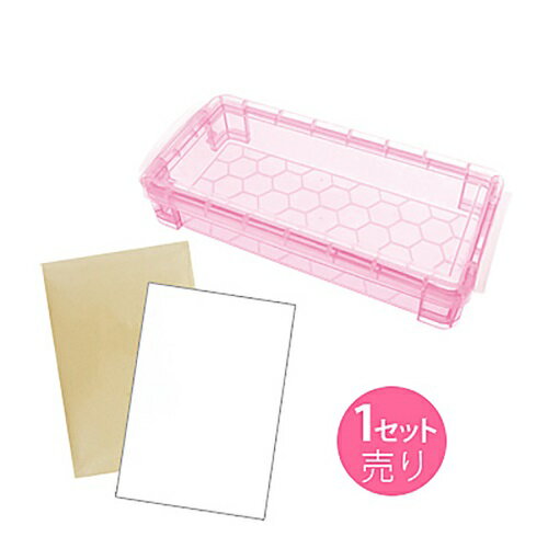 【送料無料】 クリアマルチケースデコキット (ピンク)SUNHOSEKI