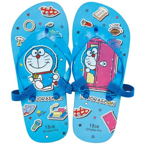 【送料無料】 ビーチサンダル I'm Doraemon ステッカー (18cm)スケーター(Skater)