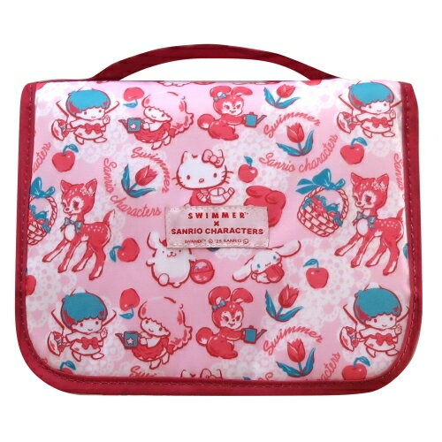 【送料無料】 トラベルポーチ SWIMMER×SANRIO (ピンク)三金商事株式会社 【送料無料】 トラベルポーチ SWIMMER×SANRIO (ピンク)三金商事株式会社