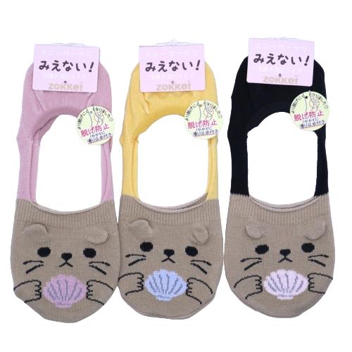 【送料無料】 スニーカーソックス (ピンク・イエロー・ブラック) (23-25cm) (3足セット)みっとめるへん社 【送料無料】 スニーカーソックス (ピンク・イエロー・ブラック) (23-25cm) (3足セット)みっとめるへん社
