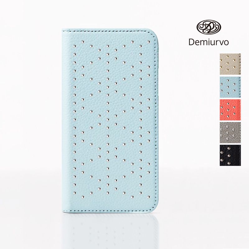 Demiurvo デミウルーボ レザースマートフォンケース METEOR アイフォンケース アイフォーンケース 携帯ケース 手帳型 カードポケット付き 本革 ICカード iPhone12Pro/iPhone12 DEMIU デミュウ