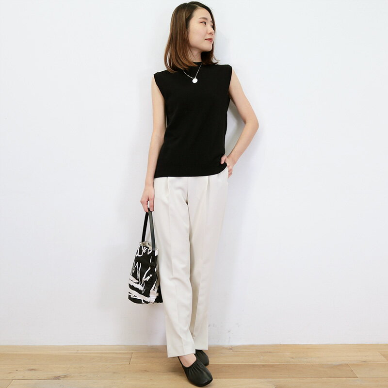 FANTASTICDAYS ファンタスティックデイズ SIDEVENTS-241-01 センタープレスタックパンツ スラックス | 24SS ボトムス 春夏